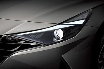 elantra cn7 design front projector headlights pc Hyundai Elantra